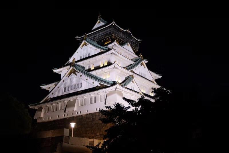 夜访大阪城1